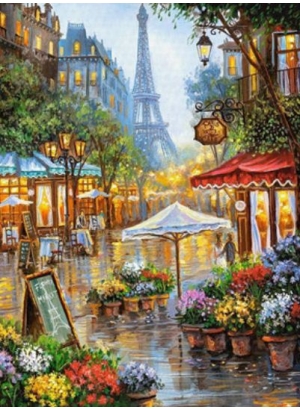 RAD3376 Розк-ка за номером. на дереві 40*50 J.Otten 