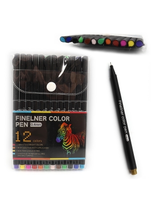  ZXB-04031-12 ( DSCN9766 -12) Набір лінерів 0,4мм, 12 кол.12шт / етик.                            