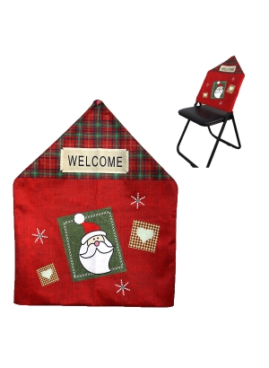  20A364-10B Новорічний чохол на спинку стільця 