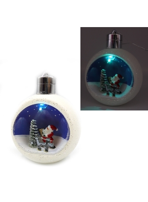  KP-K0053 Ялинкова куля LED 3D картинка 