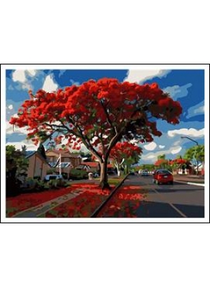 RAD5175 Розк-ка за номером. на дереві 40*50 J.Otten 