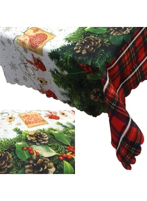 N6220-149(240) Скатертина новорічна 