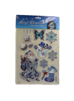 6527-P3-3 Наліпки для вікон силікон 