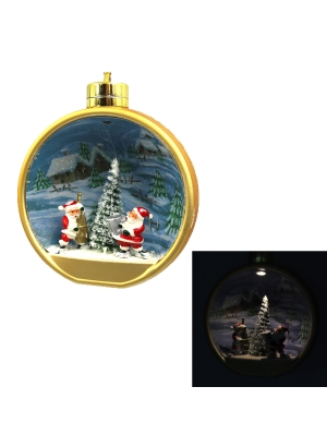 YZ-LT003 Ялинкова куляLED різнокольорова 3D фигура 