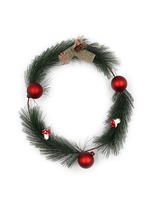 6527-P1-163 Вінок новорічний 