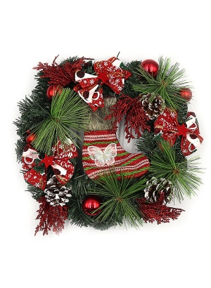 LX21B109 Вінок новорічний 