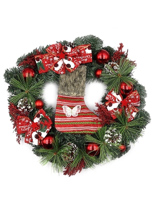 LX21B110 Вінок новорічний 