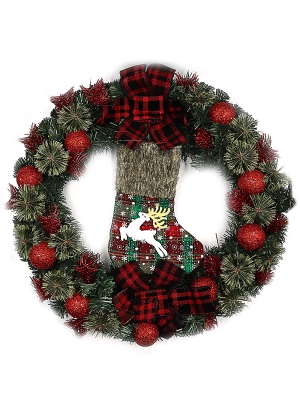 LX21B114 Вінок новорічний 