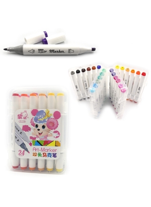 218-24 Набір скетч маркерів  пласт уп.
