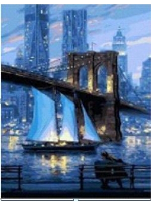 GLD61486_O Алмазна мозаїка 30*40см 