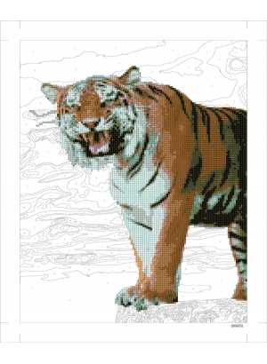 9D90551 Картина по номерам + Діамант 9D 40*50 