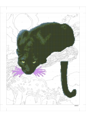 9D90557 Картина по номерам + Діамант 9D 40*50 