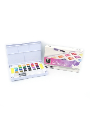 SDW24 Набір акварельних фарб Art Nation 24кол. 1шт/этик.                                            