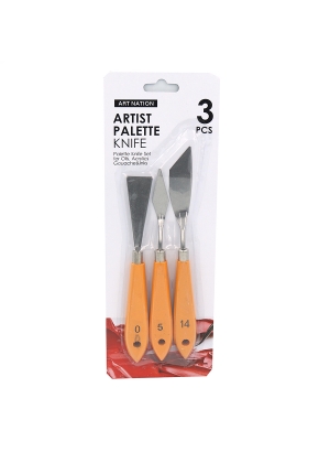 MPK-03 Набір художніх мастихін Art Nation 3шт.1 шт/этик                                             