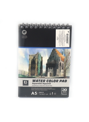 6006-W Блокнот акварельний Art Nation А5, 20 стор., 200 г/кв.м 1шт/єтик                             