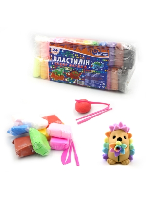 34SL7712-24 Пластилін супер легкий Josef Otten, 24кол. * 12грам , OPP                               