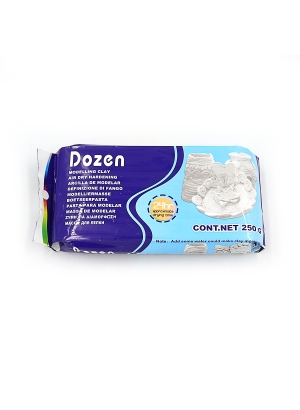 DSCN0664 Масса для для ліплення Dozen, біла 250г 1шт/этик                                           