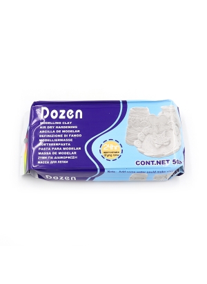 DSCN0667 Масса для для ліплення Dozen, біла 500г 1шт/этик                                           