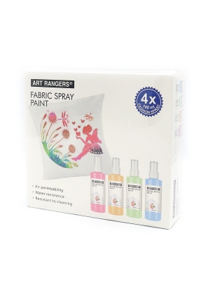 PA5604100B Набір фарби-спрей пастель Art Rangers 4кол.*100мл, 1шт/етик                              