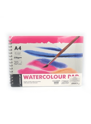 102.PB.17 Акварельний папір Art Nation А4, 20стор., 230gsm, 1шт/етик                                