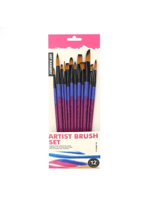 BR6512-3 Набір пензлів нейлон Art Rangers 12шт. 1шт/єтік                                            