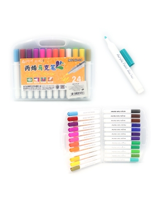 M6148-24 Набір маркерів акрил. Aodemei 24шт.                                                        