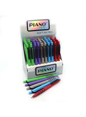 PT-032 Ручка масляна Piano, 0,7мм, синя, Soft ink Pen                                               