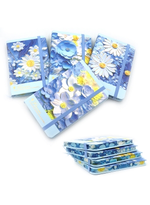 152508-A6 Блокнот на гумці 