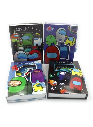 YH32K-B0446 Блокнот в короб. на замочку 